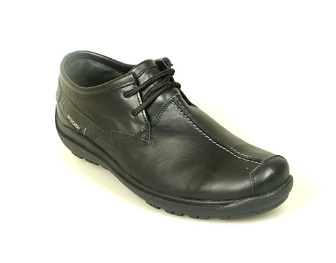 Комфортни мъжки обувки, произведени от висококачествена черна естествена кожа, производител Меркурий - Габрово 83240ch